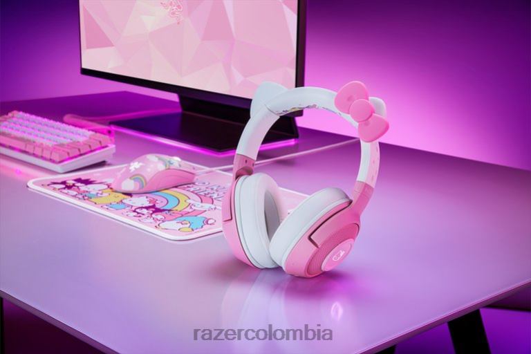 Razer kraken bt - edición hello kitty y amigos 6TF6X106 creación de contenido un color