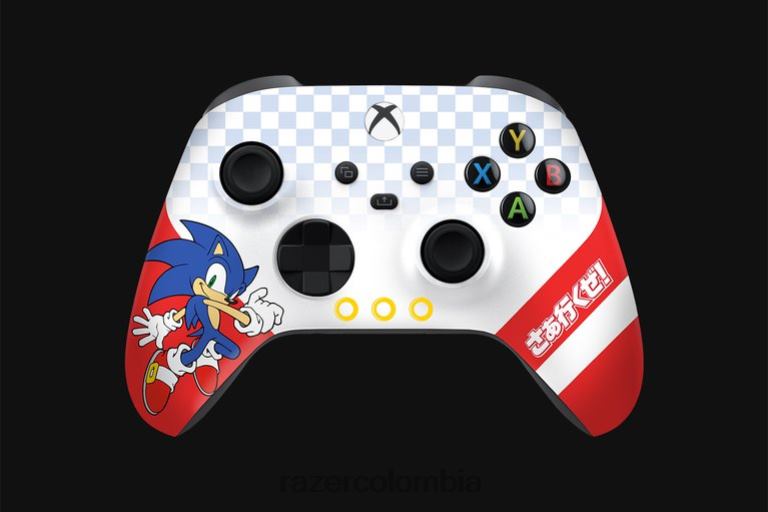 Razer Controlador inalámbrico Sonic The Hedgehog y soporte de carga rápida para Xbox. 6TF6X167 consola un color
