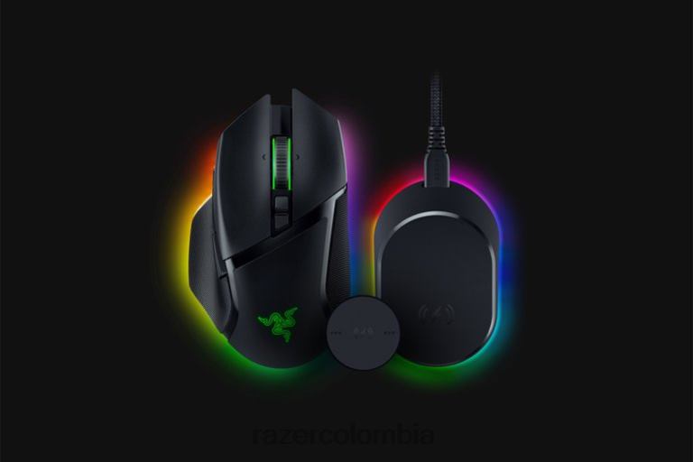 Razer paquete basilisk v3 pro + base para mouse pro 6TF6X30 ratones un color