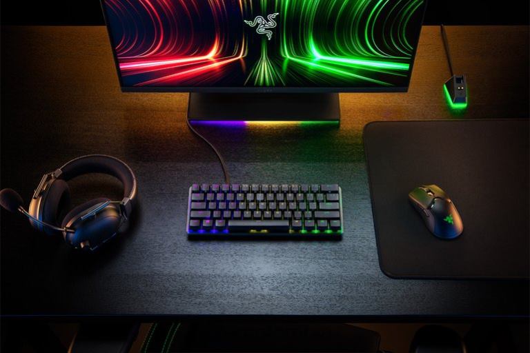Razer Huntsman mini analógico - nosotros 6TF6X73 teclado un color