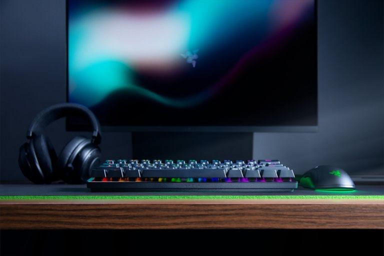 Razer Huntsman mini analógico - nosotros 6TF6X73 teclado un color
