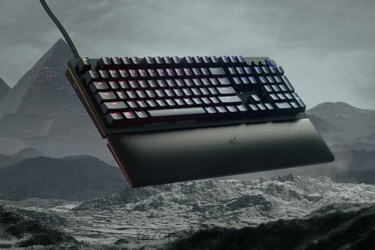 Razer Huntsman v2 analógico - nosotros 6TF6X68 teclado un color