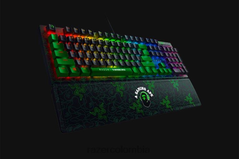 Razer X *A Bathing Ape blackwidow v3 - interruptor verde - nosotros 6TF6X60 teclado verde