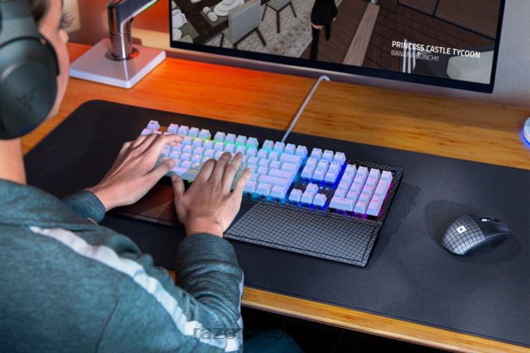 Razer blackwidow v3 - interruptor verde - nosotros - edición roblox 6TF6X59 teclado blanco