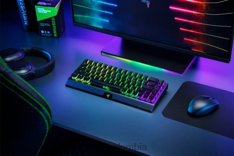 Razer blackwidow v3 mini hyperspeed - edición fantasma - interruptor amarillo - nosotros 6TF6X64 teclado negro