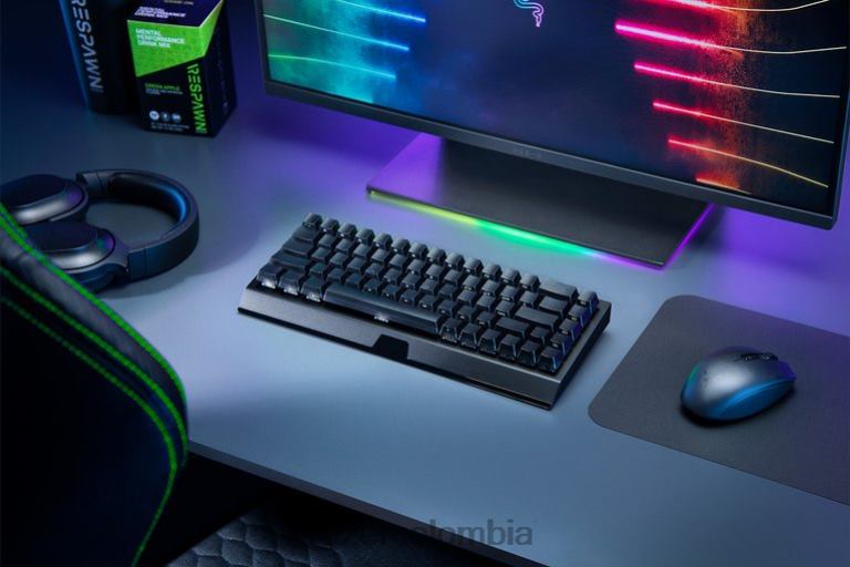 Razer blackwidow v3 mini hyperspeed - edición fantasma - interruptor amarillo - nosotros 6TF6X64 teclado negro