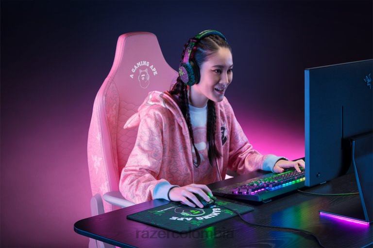 Razer X *A Bathing Ape iskur 6TF6X126 silla de juego cuarzo