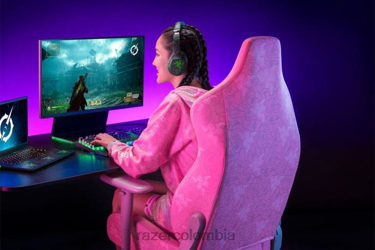 Razer X *A Bathing Ape iskur 6TF6X126 silla de juego cuarzo