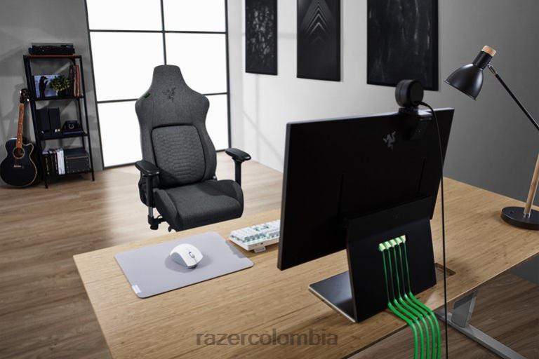 Razer iskur - tela gris oscuro 6TF6X137 silla de juego un color