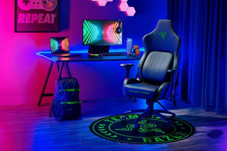 Razer tapete del equipo 6TF6X140 silla de juego un color
