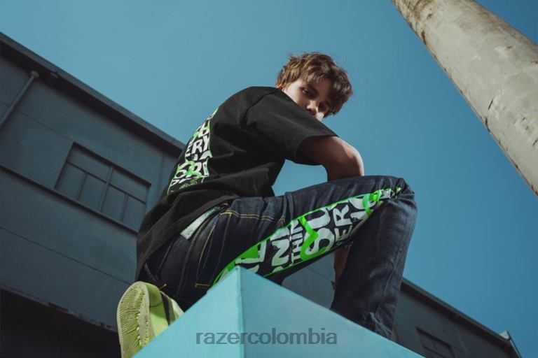 Razer camiseta con estampado daicock de evisu 6TF6X191 vestir un color